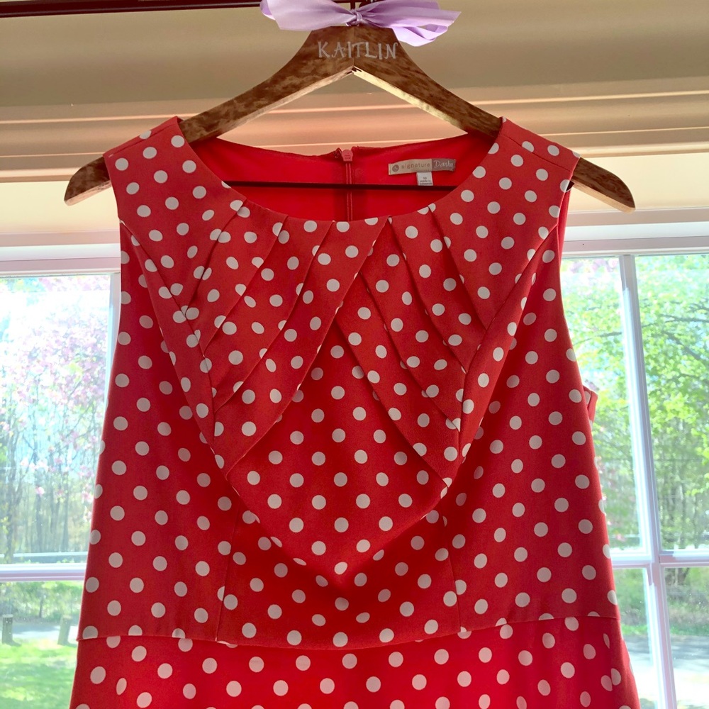 🌷🌷🌷Dressbarn Darby Signature Pink Dot